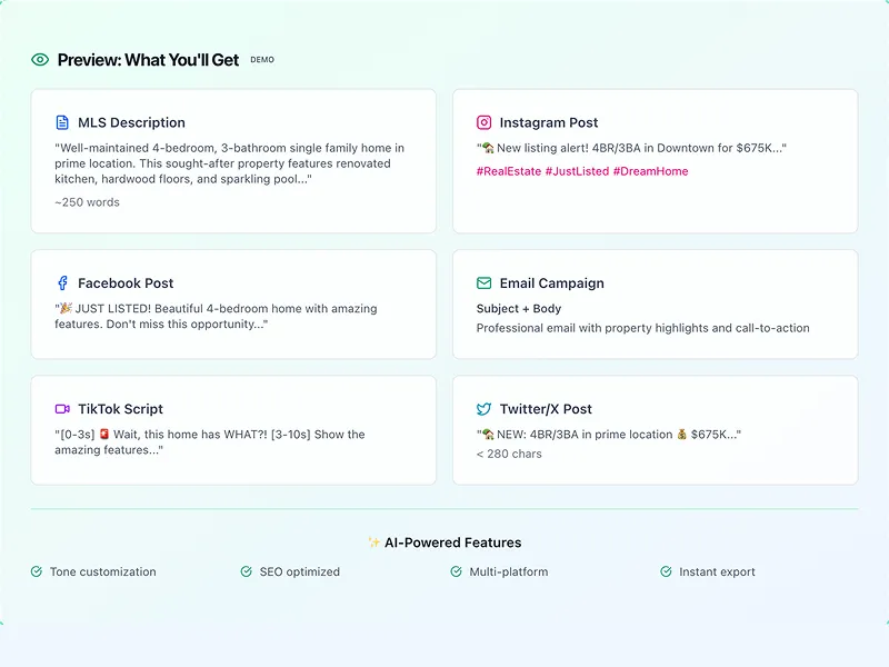 AI-generated marketing copy